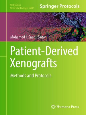 cover image of Patient-Derived Xenografts